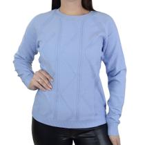 Blusa Feminina Facinelli Tricot Azul Claro - 651067