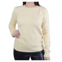 Blusa Feminina Facinelli Tricot Bege Areia - 651065