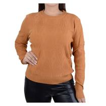 Blusa Feminina Facinelli Tricot Marrom Camel - 651057