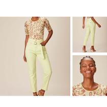 Blusa feminina fashion estampa Guepardo aquarela limoncello Blusa feminina fashion estampa Guepardo aquarela limoncello