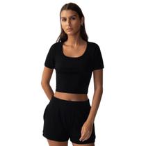 Blusa Feminina Fila 1316713 Cropped Rib