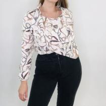 Blusa feminina florida