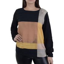 Blusa Feminina Gatos e Atos Viscose Preta - G2200