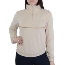 Blusa Feminina Giraffe Com Zíper Bege Capuccino - 32592