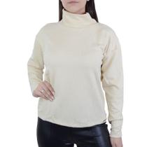 Blusa Feminina Giraffe Gola Alta Off White - 32579