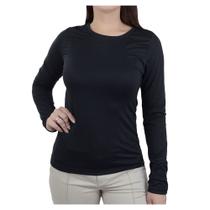 Blusa Feminina Giraffe ML Preta - 32632 Blusa Feminina Giraffe ML Preta - 32632