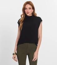 Blusa Feminina Gola Alta Endless Preto