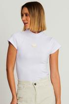 Blusa Feminina Gola Alta Polo Wear Branco