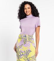 Blusa Feminina Gola Alta Rovitex Roxo