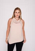 Blusa Feminina Gola Boba 7954 Aveia F075