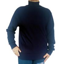 Blusa Feminina Gola Cacharrel Manga Longa Soltinha Punho Malha Crepe Pp ao Plus Size
