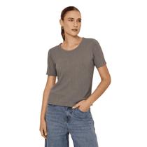 Blusa Feminina Gola Redonda Canelada Lez A Lez Blusa Feminina Gola Redonda Canelada Lez A Lez