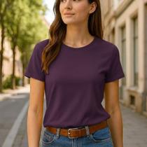 Blusa Feminina Gola Redonda e Mangas Curtas Malwee