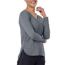 Blusa Feminina Graphene ML Poliamida Cinza Mescla - G0621