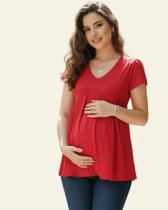 Blusa Feminina Grávida Trabalho