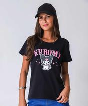 Blusa Feminina Hello Kitty Sanrio Preto-22049 Blusa Feminina Hello Kitty Sanrio Preto-22049