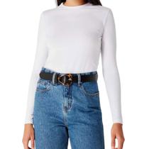 Blusa Feminina Hering ML Slim Branca - 02QYN0A00S