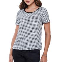 Blusa Feminina Infini MC Segall Branca - S34309 Blusa Feminina Infini MC Segall Branca - S34309