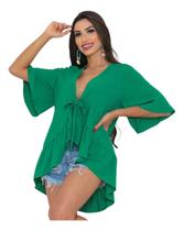 Blusa Feminina Lindíssima Tipo Kimono Mullet