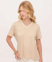 Blusa Feminina Lisa Manga Curta Marisa-20040 Blusa Feminina Lisa Manga Curta Marisa-20040