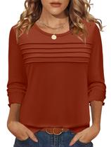 Blusa feminina LOMON, manga comprida, caramelo, outono, moda 2025