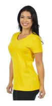 Blusa Feminina Longa Decote V Lisa