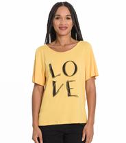 Blusa Feminina Love Rovitex Amarelo