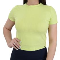 Blusa Feminina Lunender Canelada Verde - 0046