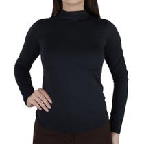 Blusa Feminina Lunender ML Preto Reativo - 00630 Blusa Feminina Lunender ML Preto Reativo - 00630