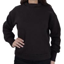 Blusa Feminina Lunender Moletom Marrom Pietry - 00694 Blusa Feminina Lunender Moletom Marrom Pietry - 00694