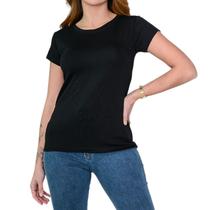 Blusa Feminina LZT Baby Look Preta - 578 Blusa Feminina LZT Baby Look Preta - 578