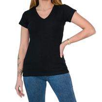 Blusa Feminina LZT Canelada Preto - 4018