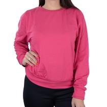 Blusa Feminina LZT Cropped Moletom Pink - 9080 Blusa Feminina LZT Cropped Moletom Pink - 9080