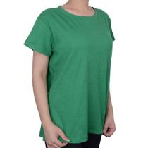 Blusa Feminina LZT Ribana Plus Size Verde - 1553 Blusa Feminina LZT Ribana Plus Size Verde - 1553