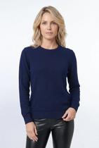 Blusa feminina malha básica gola redonda 61319 -