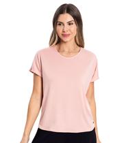 Blusa Feminina Malha Delicate Básica Rovitex Rosa