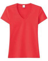 Blusa Feminina Malwee Manga Curta Algodão Camiseta Básica Casual Original