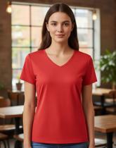 Blusa Feminina Malwee Manga Curta Algodão Camiseta Básica Casual Original