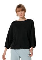 Blusa Feminina Manga 7/8 Em Malha De Algodão