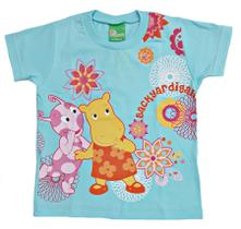 Blusa Feminina Manga Curta Backyardigans Nº 1 Ao 3 Malwee