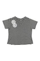 Blusa Feminina Manga Curta Barrielli - Confeccionada em Viscose e Elastano