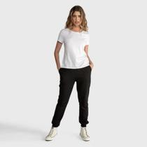 Blusa Feminina Manga Curta Basicamente Ref. 123986