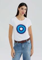 Blusa Feminina Manga Curta Câncer De Mama - Hering Blusa Feminina Manga Curta Câncer De Mama - Hering