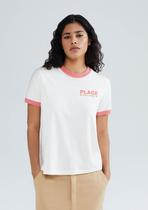 Blusa Feminina Manga Curta Com Estampa