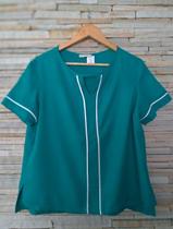 Blusa Feminina Manga Curta de Viscose Blusa Feminina Manga Curta de Viscose