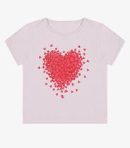 Blusa Feminina Manga Curta Estampada Select Rosa