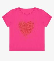 Blusa Feminina Manga Curta Estampada Select Rosa