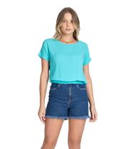 Blusa Feminina manga curta Infinita Cor Sortida