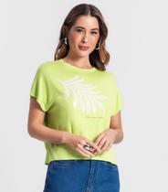 Blusa Feminina Manga Curta Rovitex Verde