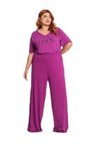 Blusa Feminina Manga Curta Viscose Creponada